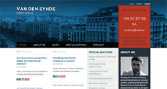 Desktop Screenshot of eynde.es